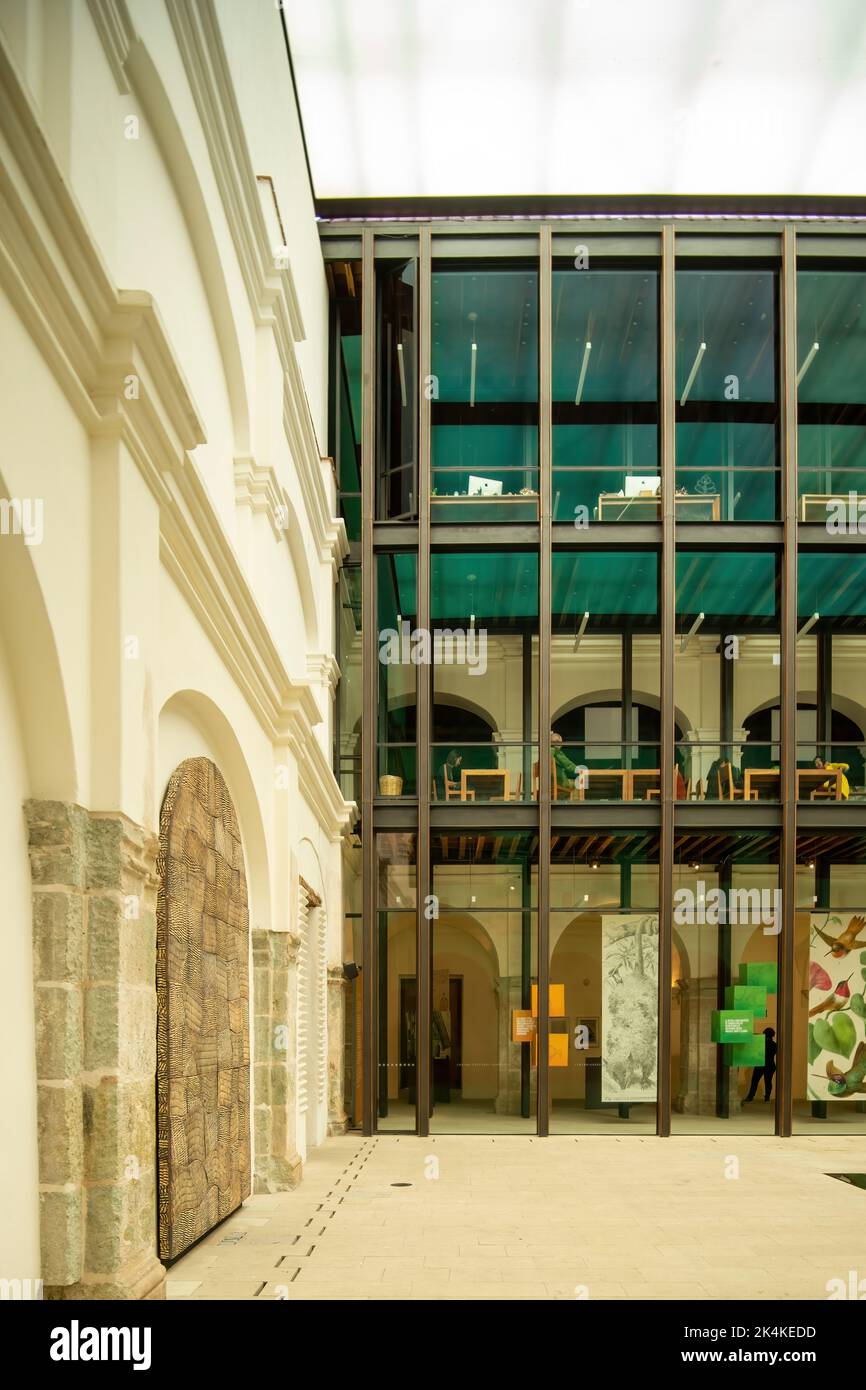 San Pablo Cultural center in Oaxaca Mexico, architecture between the new and the old Stock Photo