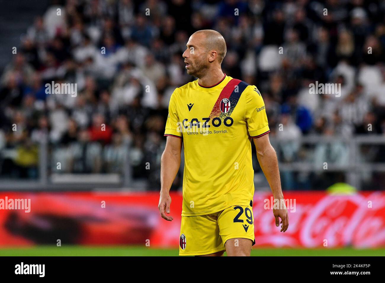 Lorenzo De Silvestri of Bologna FC in action during the Serie A 2022/23