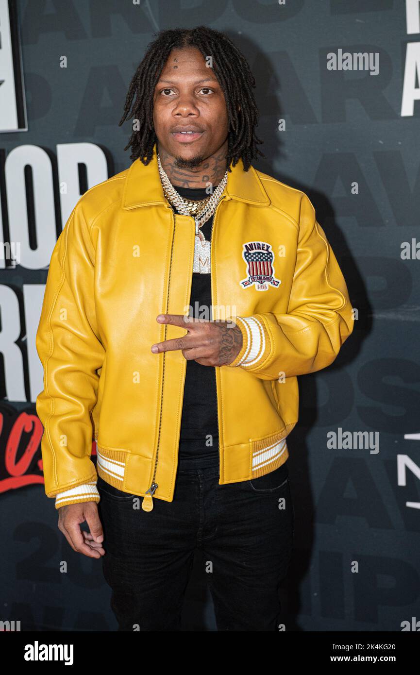 Neek Bucks, attend the BET Hip Hop Awards 2022 on September 30, 2022 in ...