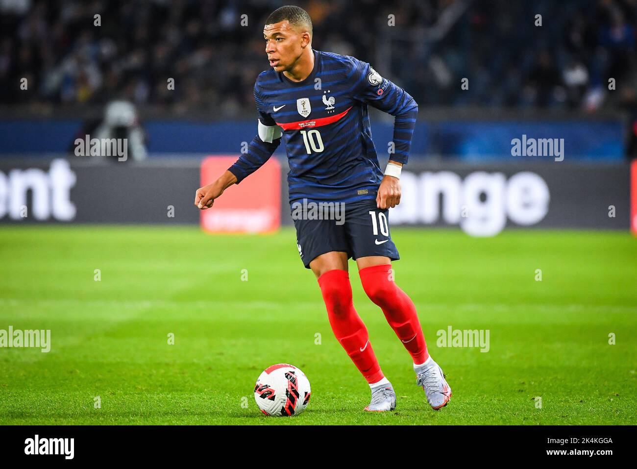 Kylian MBAPPE of France during the FIFA World Cup 2022, Qualifiers Group D football match between France and Kazakhstan on November 13, 2021 at Parc des Princes stadium in Paris, France - Photo Matthieu Mirville / DPPI Stock Photo