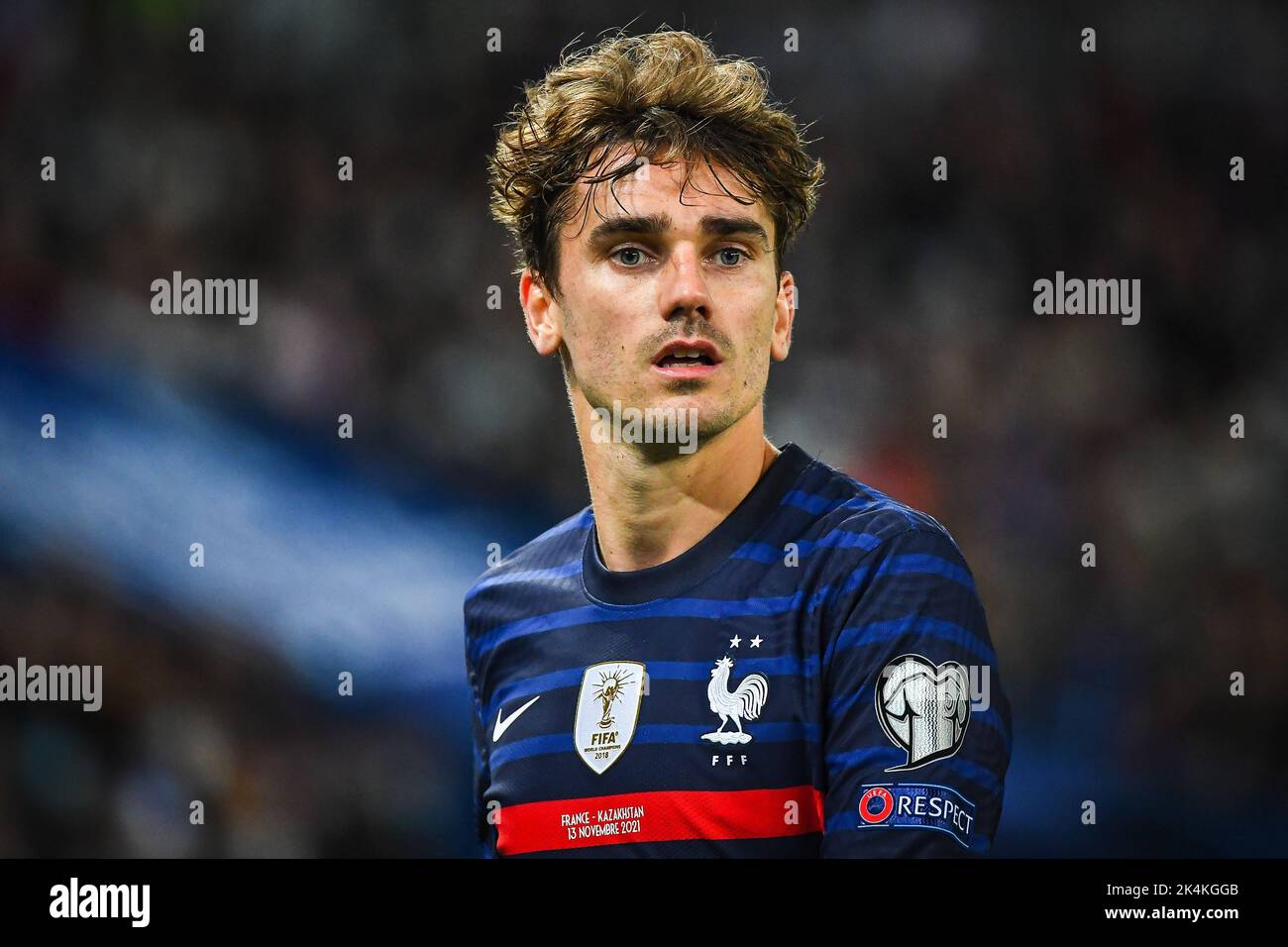 Antoine GRIEZMANN of France during the FIFA World Cup 2022, Qualifiers Group D football match between France and Kazakhstan on November 13, 2021 at Parc des Princes stadium in Paris, France - Photo Matthieu Mirville / DPPI Stock Photo