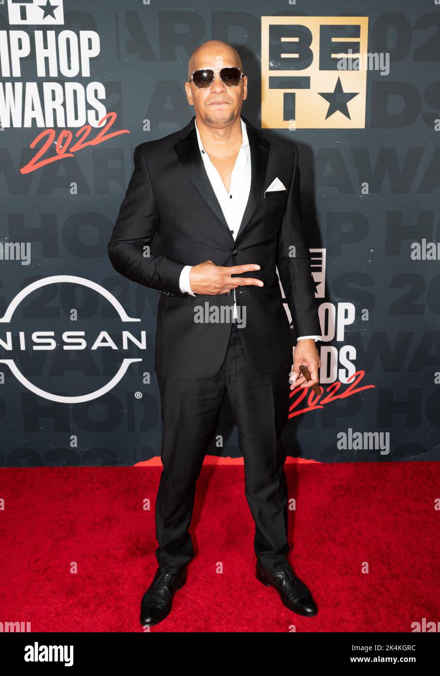 Peter Gunz attends the BET Hip Hop Awards 2022 on September 30, 2022 in ...
