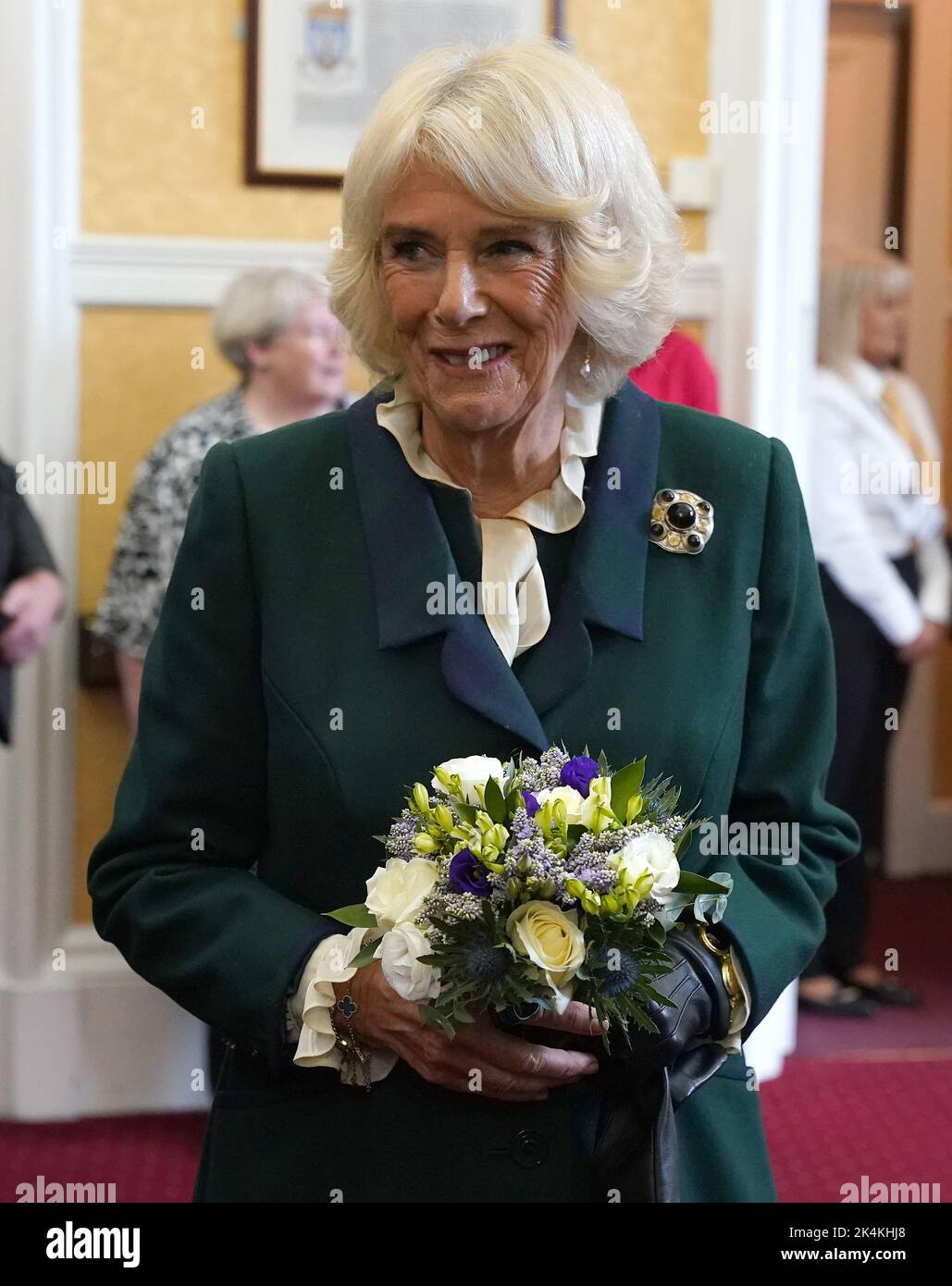 Queen Consort attends an official council meeting at the City Chambers
