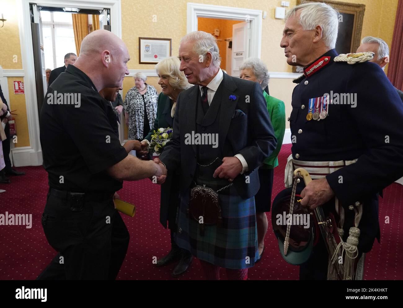 King Charles III and the Queen Consort attend an official council