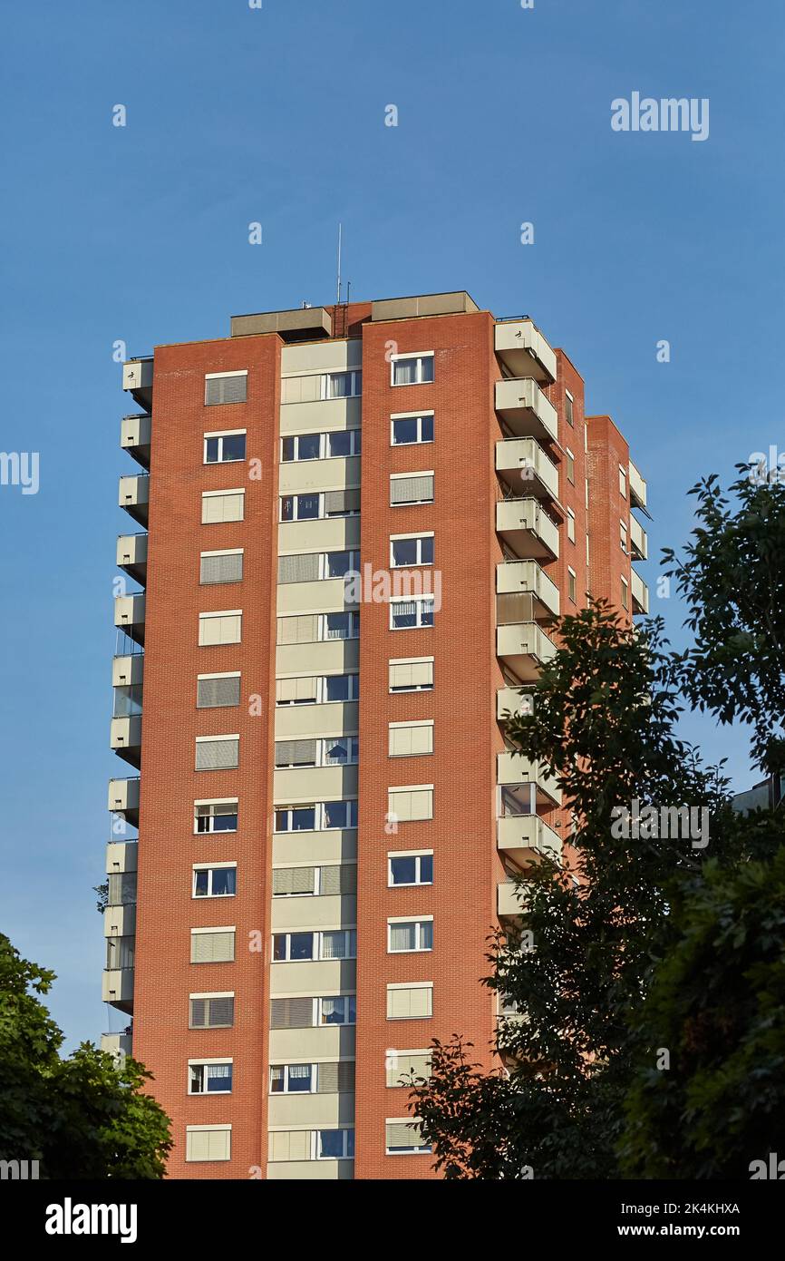 Block of Flats Stock Photo Alamy