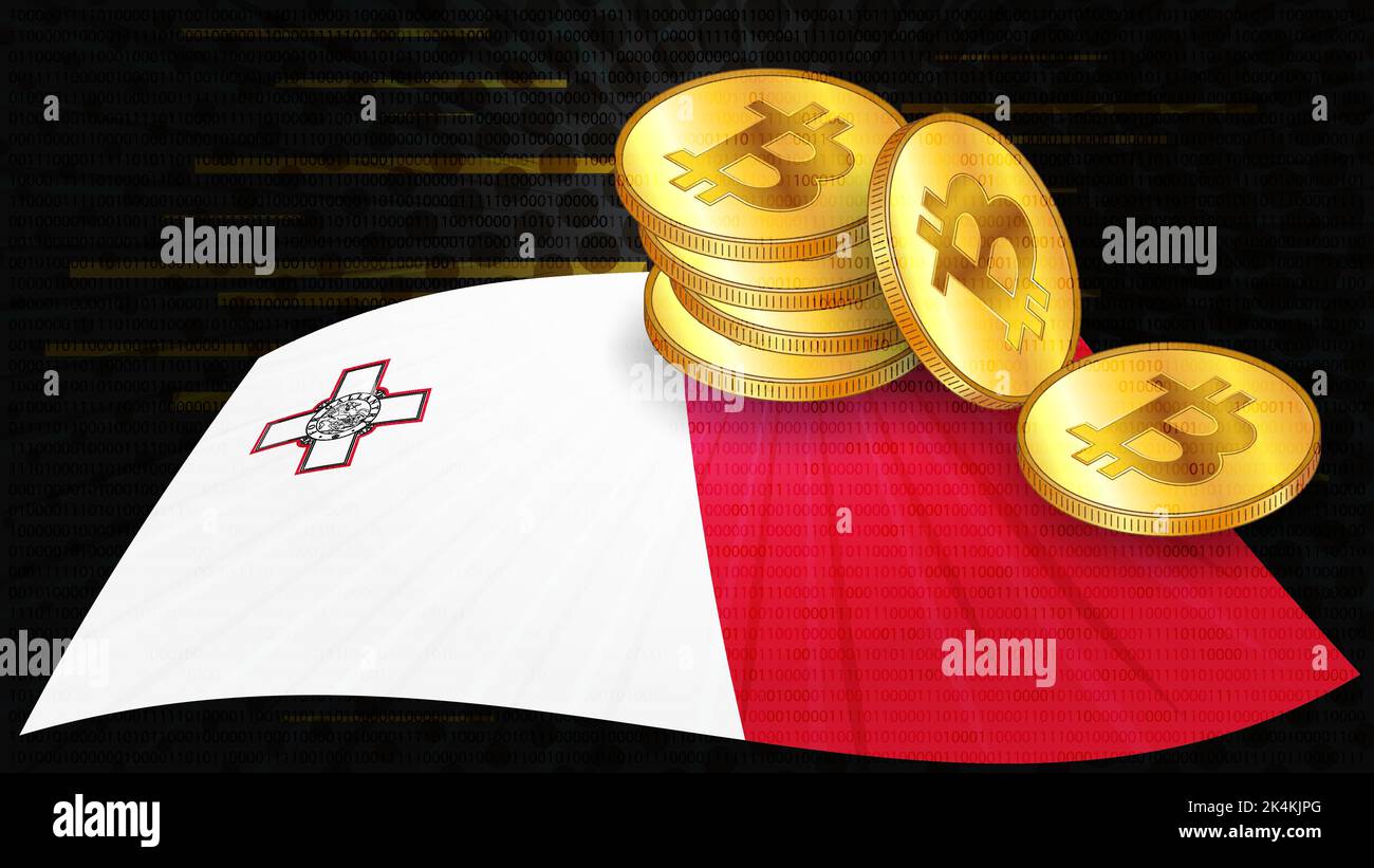 Malta crypto Stock Vector Images - Alamy