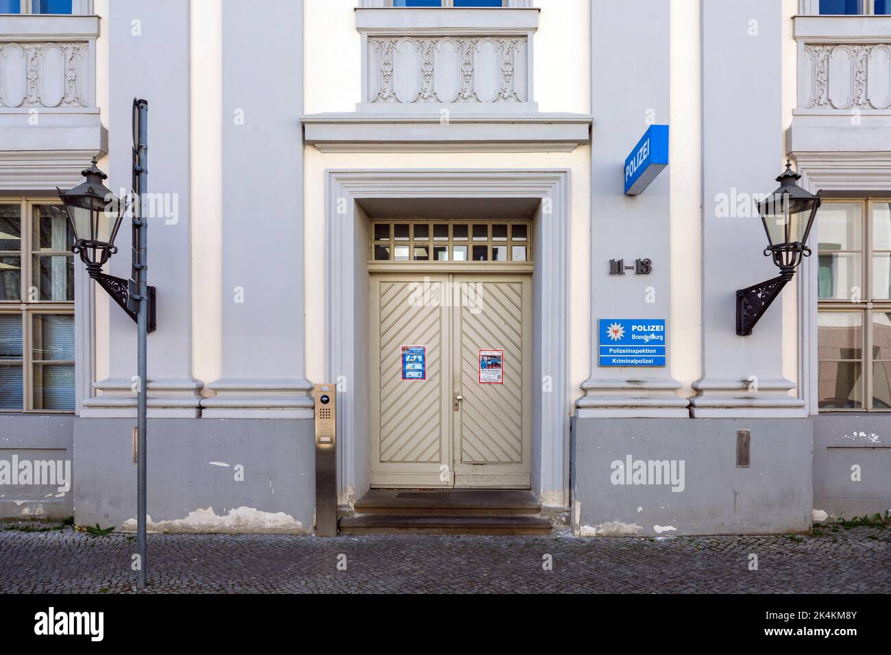 Police station in Potsdam Stock Photo Alamy