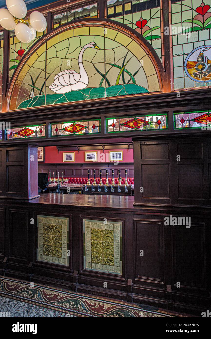 The Swan& Railway pub in Wigan , United Kingdom Stock Photo