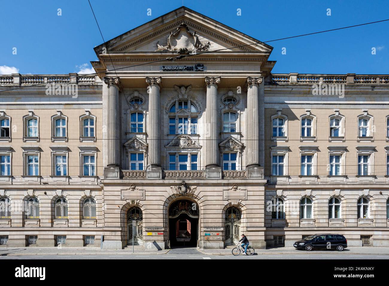 Potsdam's main post office in the palace on the city canal, also called
