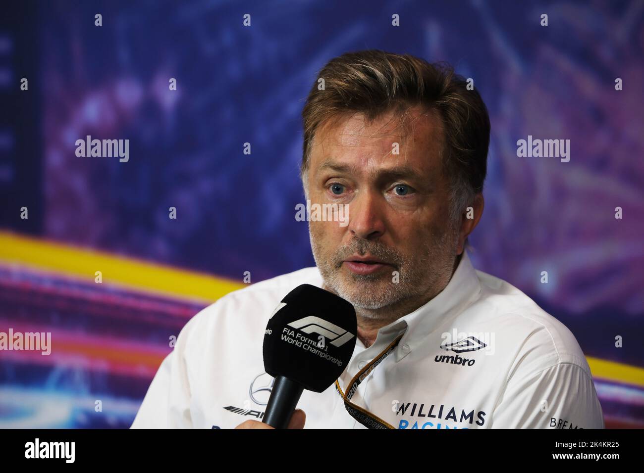 SINGAPORE, Singapore street circuit, 02. OCTOBER 2022: Jost CAPITO ...