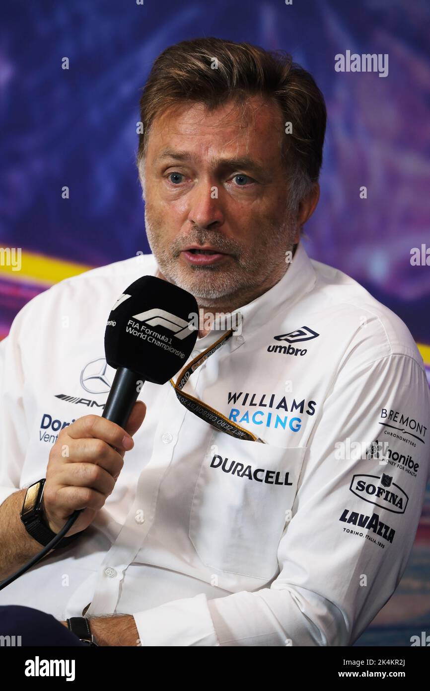 SINGAPORE, Singapore street circuit, 02. OCTOBER 2022: Jost CAPITO ...