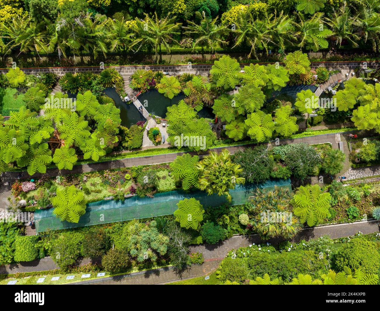 Funchal Aerial View. Funchal is the Capital and Largest City of Madeira Island, Portugal. Europe. - Stock Image