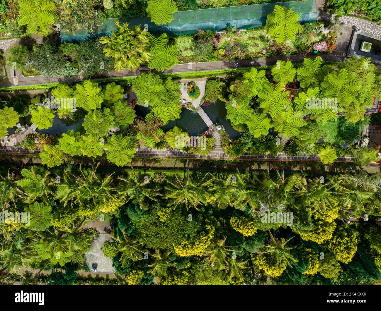 Funchal Aerial View. Funchal is the Capital and Largest City of Madeira Island, Portugal. Europe. - Stock Image