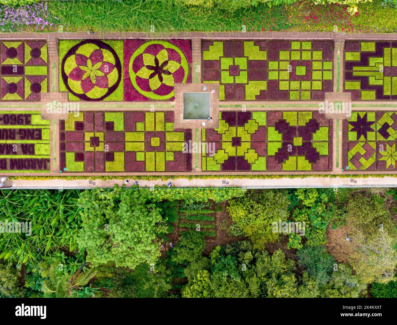 Funchal Aerial View. Funchal is the Capital and Largest City of Madeira Island, Portugal. Europe. - Stock Image