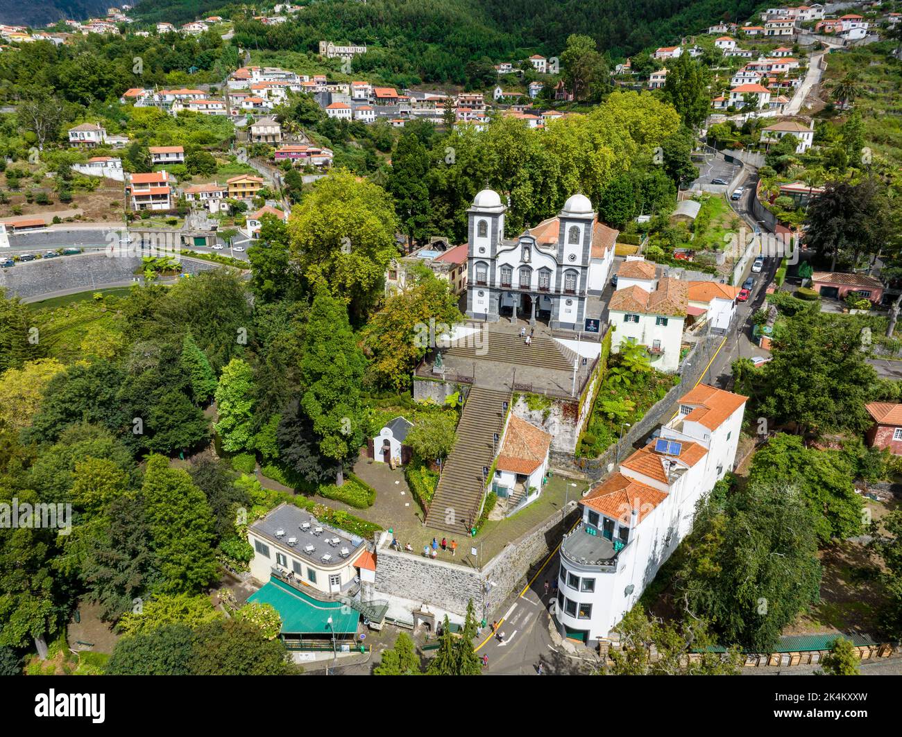 Funchal Aerial View. Funchal is the Capital and Largest City of Madeira Island, Portugal. Europe. - Stock Image
