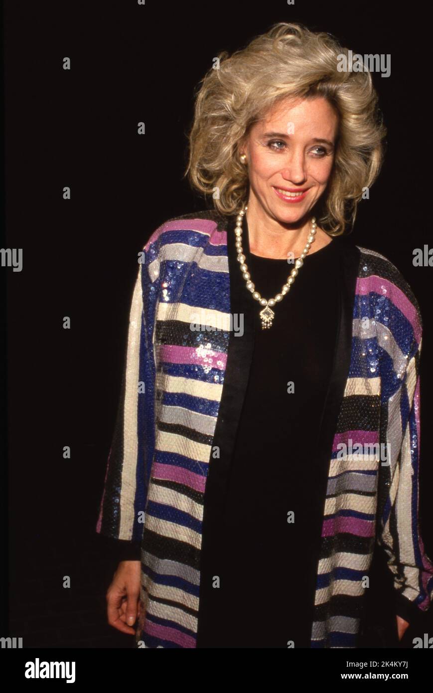 Sally Kirkland at the Costume Exhibit at the Museum of Natural History