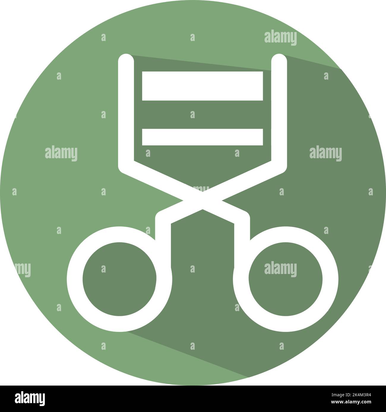 Eyelash curler, illustration, vector on a white background. Stock Vector