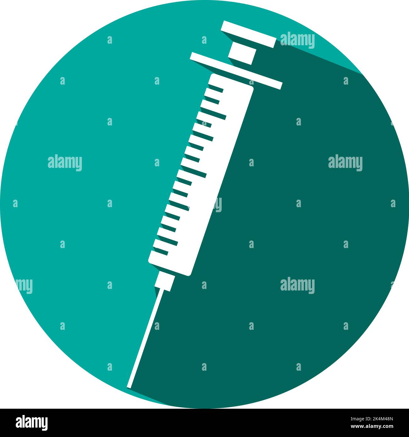 Dental anesthesia, illustration, vector on a white background. Stock Vector