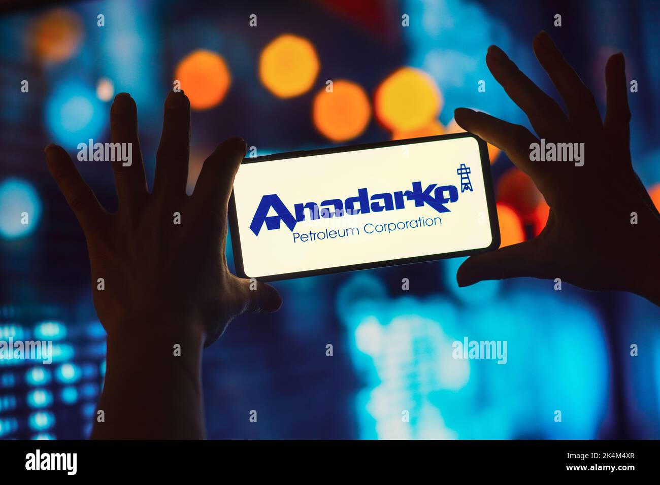 Brazil. 03rd Oct, 2022. In this photo illustration, the Anadarko Petroleum Corporation logo is displayed on a smartphone. Credit: SOPA Images Limited/Alamy Live News Stock Photo