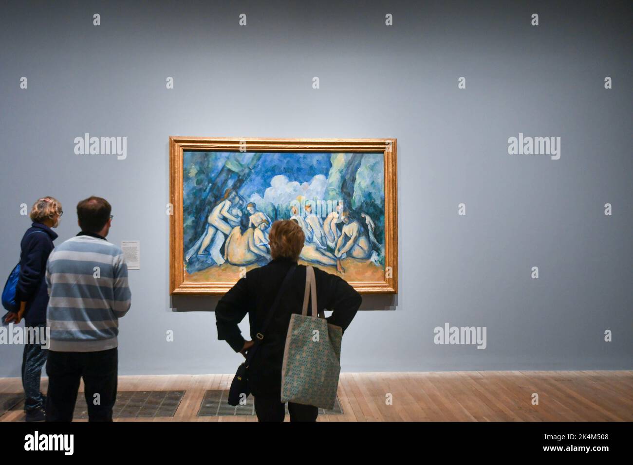 London, UK, 3rd October 2022, Cezanne exhibition at the Tate Modern