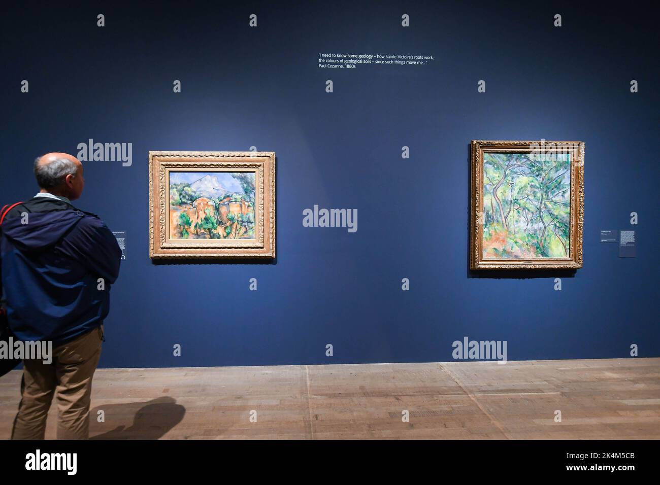 London, UK, 3rd October 2022, Cezanne exhibition at the Tate Modern ...