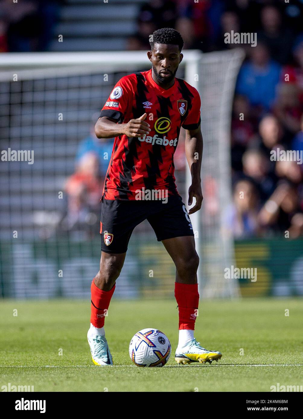 Bournemouth's Jefferson Lerma in action during the Premier League match at the Vitality Stadium, Bournemouth. Picture date: Saturday October 1, 2022. Stock Photo
