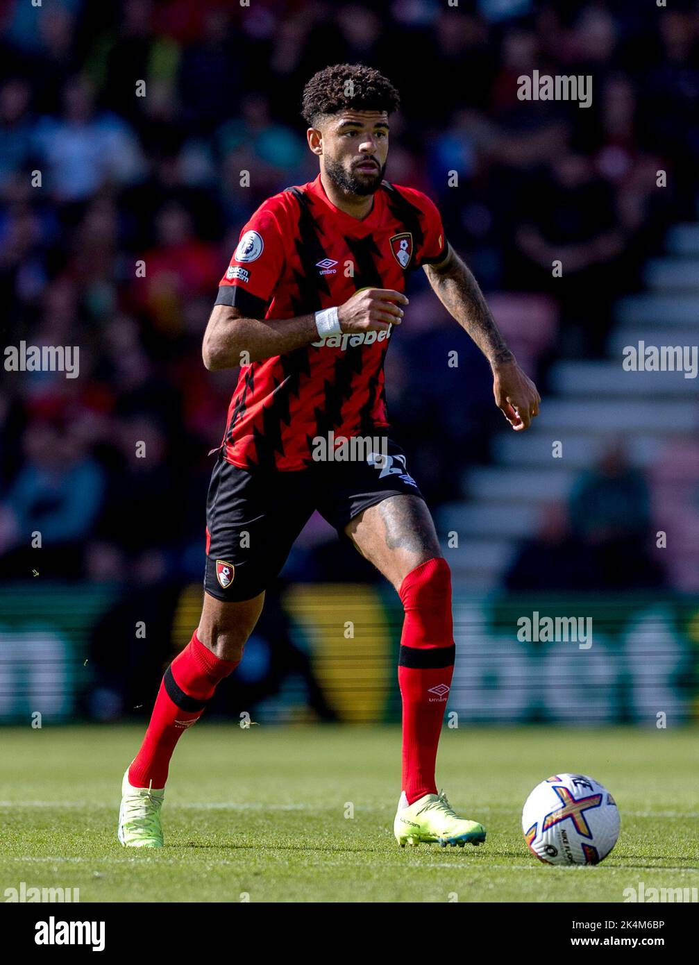 Bournemouth's Philip Billing in action during the Premier League match at the Vitality Stadium, Bournemouth. Picture date: Saturday October 1, 2022. Stock Photo