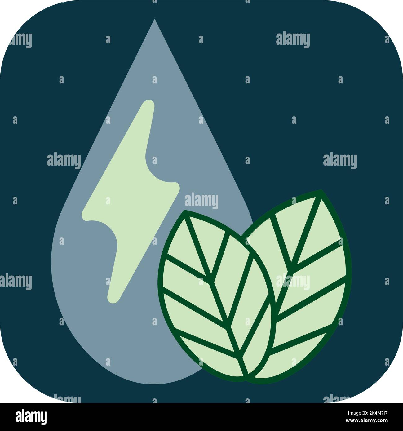 Leave Drop Vectordraw Water drop with leaves, illustration, vector on a white background ...