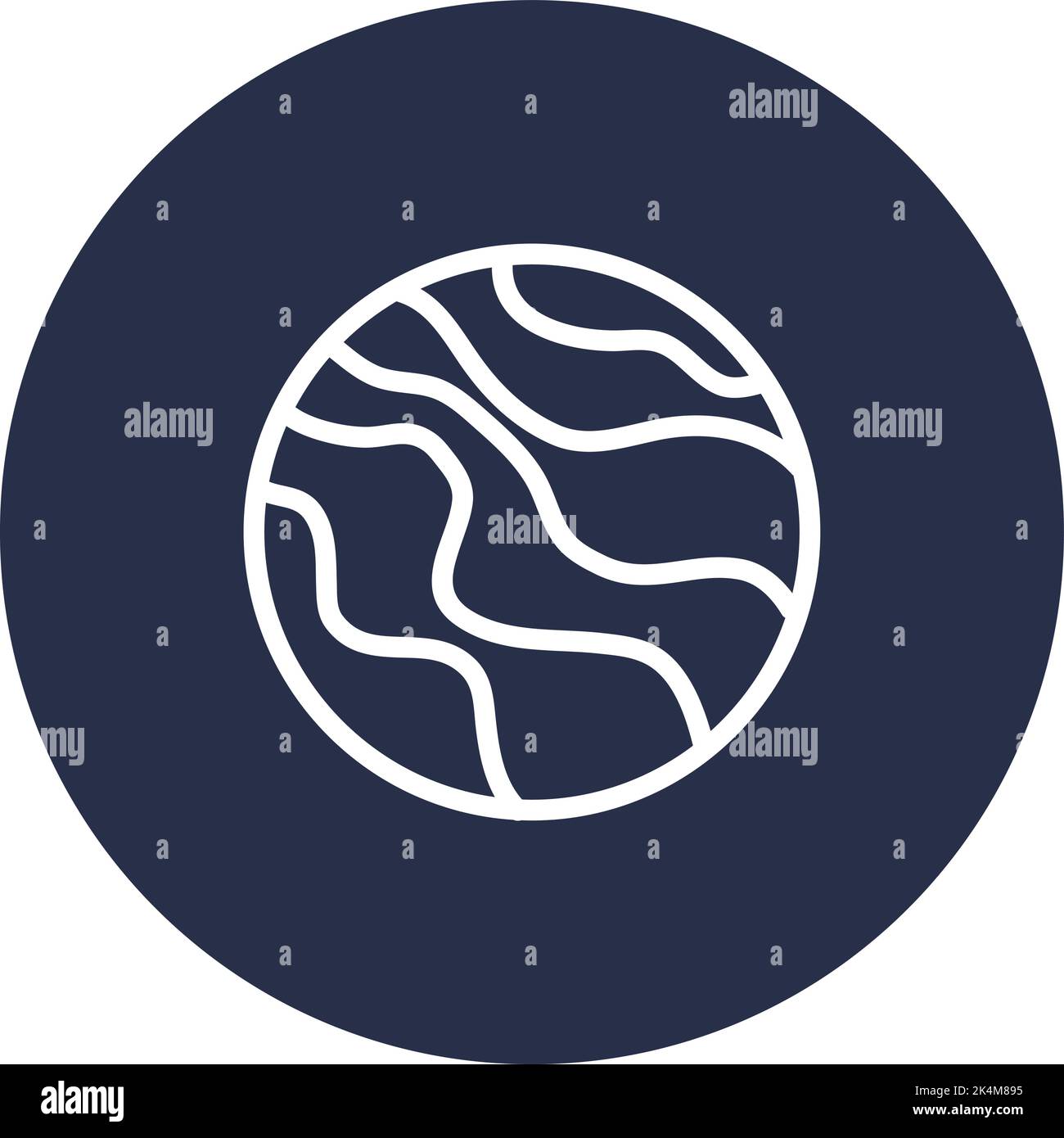 Planet Mars, illustration, vector on a white background Stock Vector ...