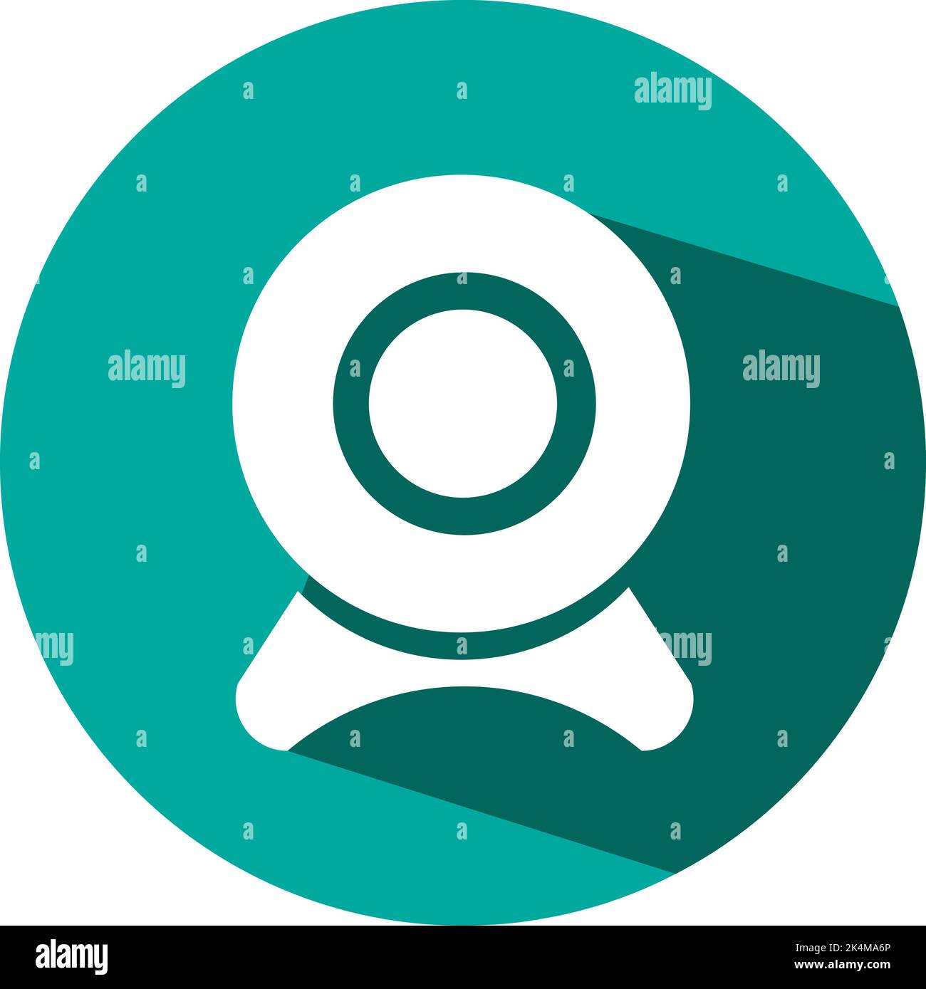 Web camera, illustration, vector on a white background Stock Vector ...