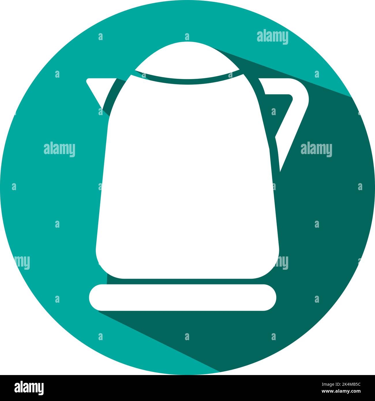 Electronic hotel kettle, illustration, vector on a white background. Stock Vector