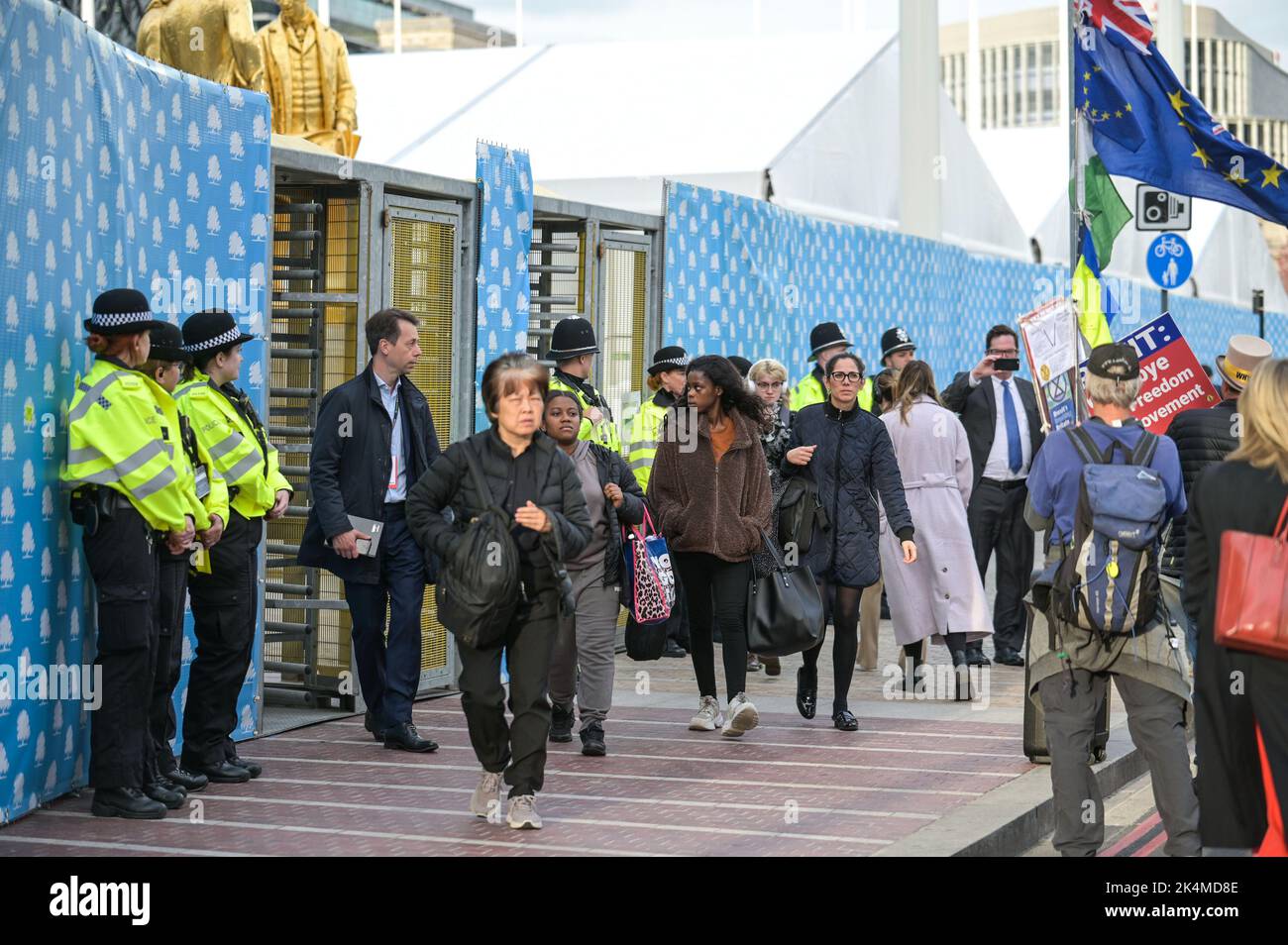 Conservative party conference suspicious package hi-res stock ...