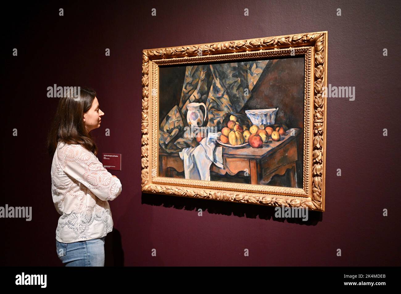 London, UK. Press Preview of The EY Exhibition: Cezanne. 5 October 2022- 12 March 2023. Tate Modern, Bankside. Stock Photo