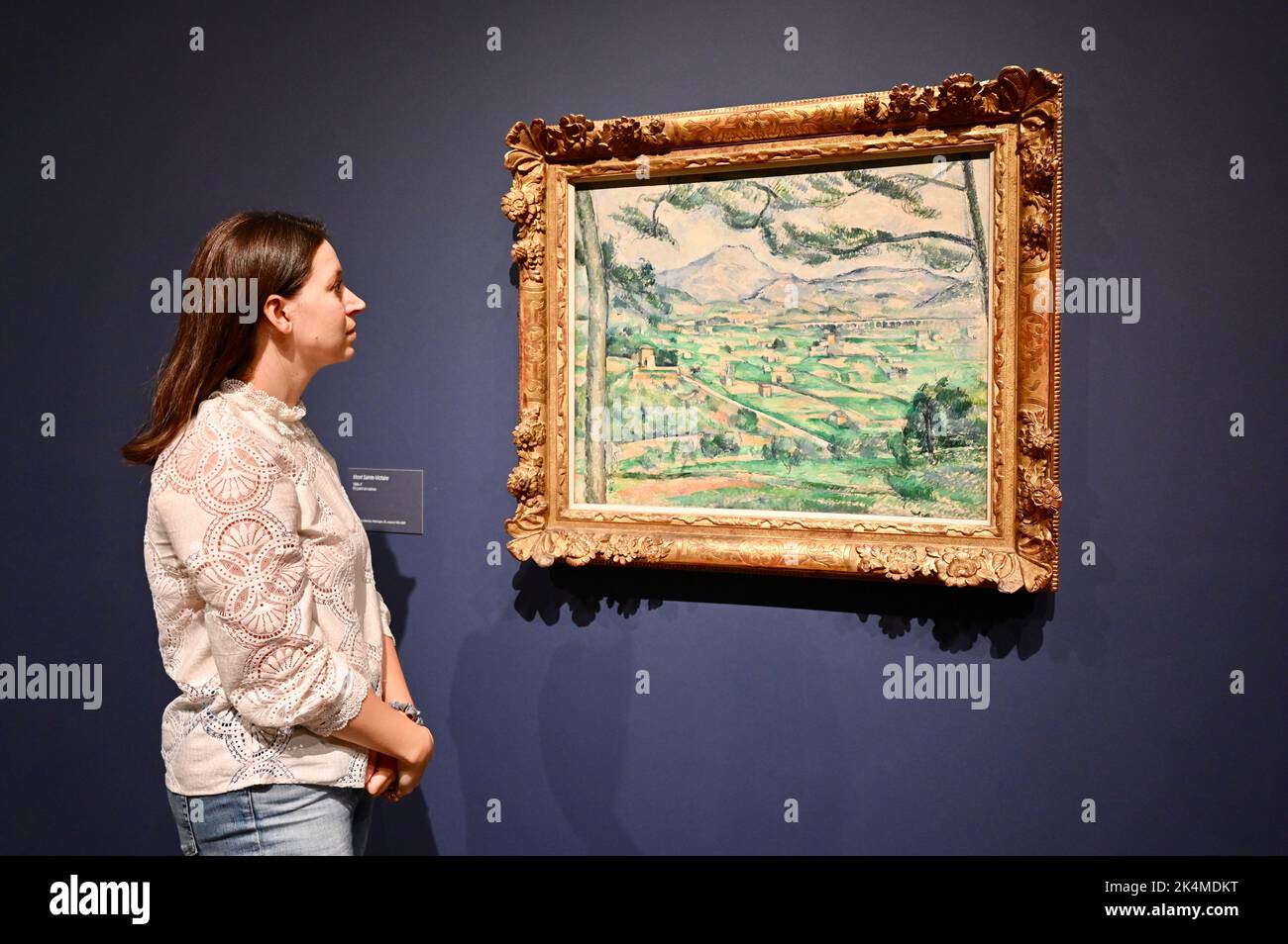 London, UK. Press Preview of The EY Exhibition: Cezanne. 5 October 2022- 12 March 2023. Tate Modern, Bankside. Stock Photo
