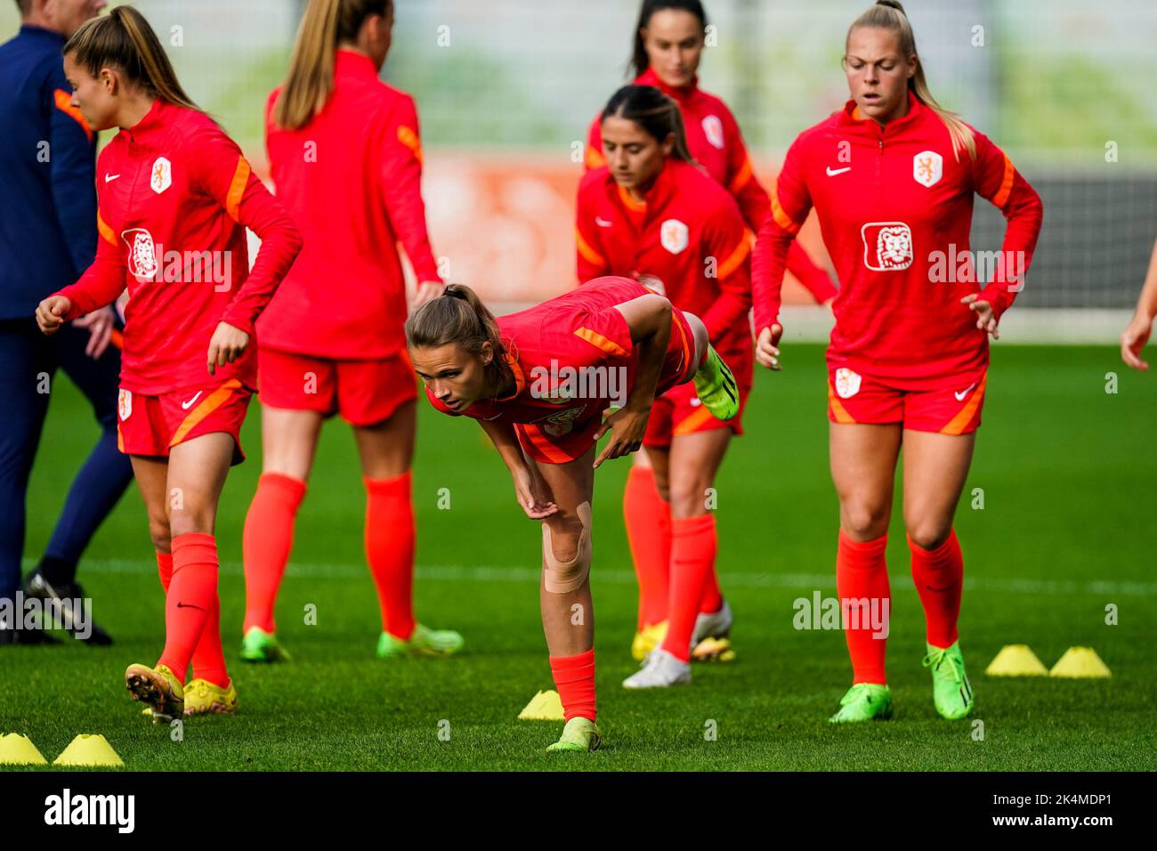 ZEIST, NETHERLANDS - OCTOBER 3: Kerstin Casparij of the Netherlands during a Training Session of the Netherlands Women’s Football Team at the KNVB Campus on October 3, 2022 in Zeist, Netherlands (Photo by Joris Verwijst/Orange Pictures) Stock Photo