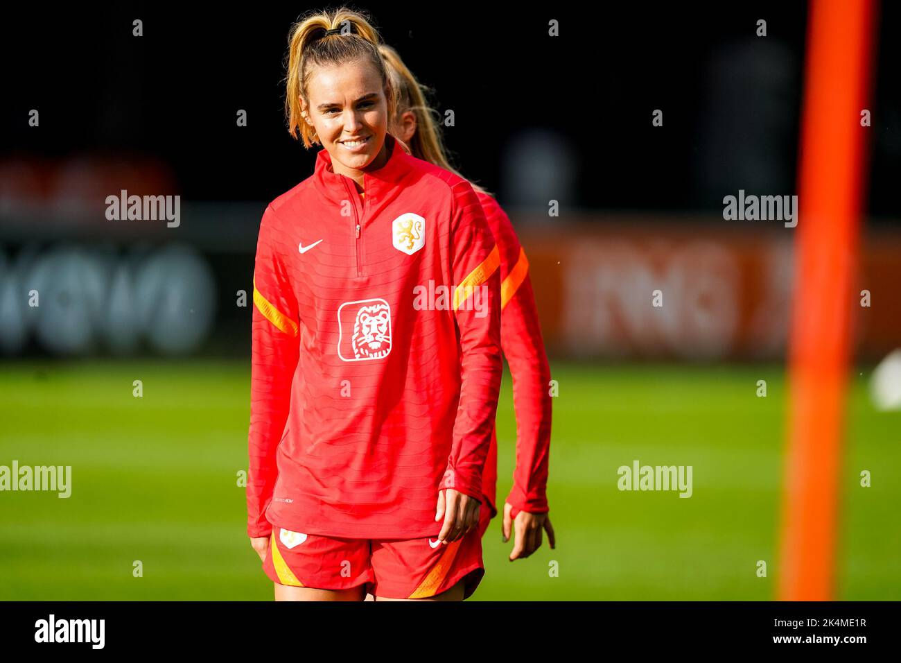 ZEIST, NETHERLANDS - OCTOBER 3: Jill Roord of the Netherlands during a Training Session of the Netherlands Women’s Football Team at the KNVB Campus on October 3, 2022 in Zeist, Netherlands (Photo by Joris Verwijst/Orange Pictures) Stock Photo