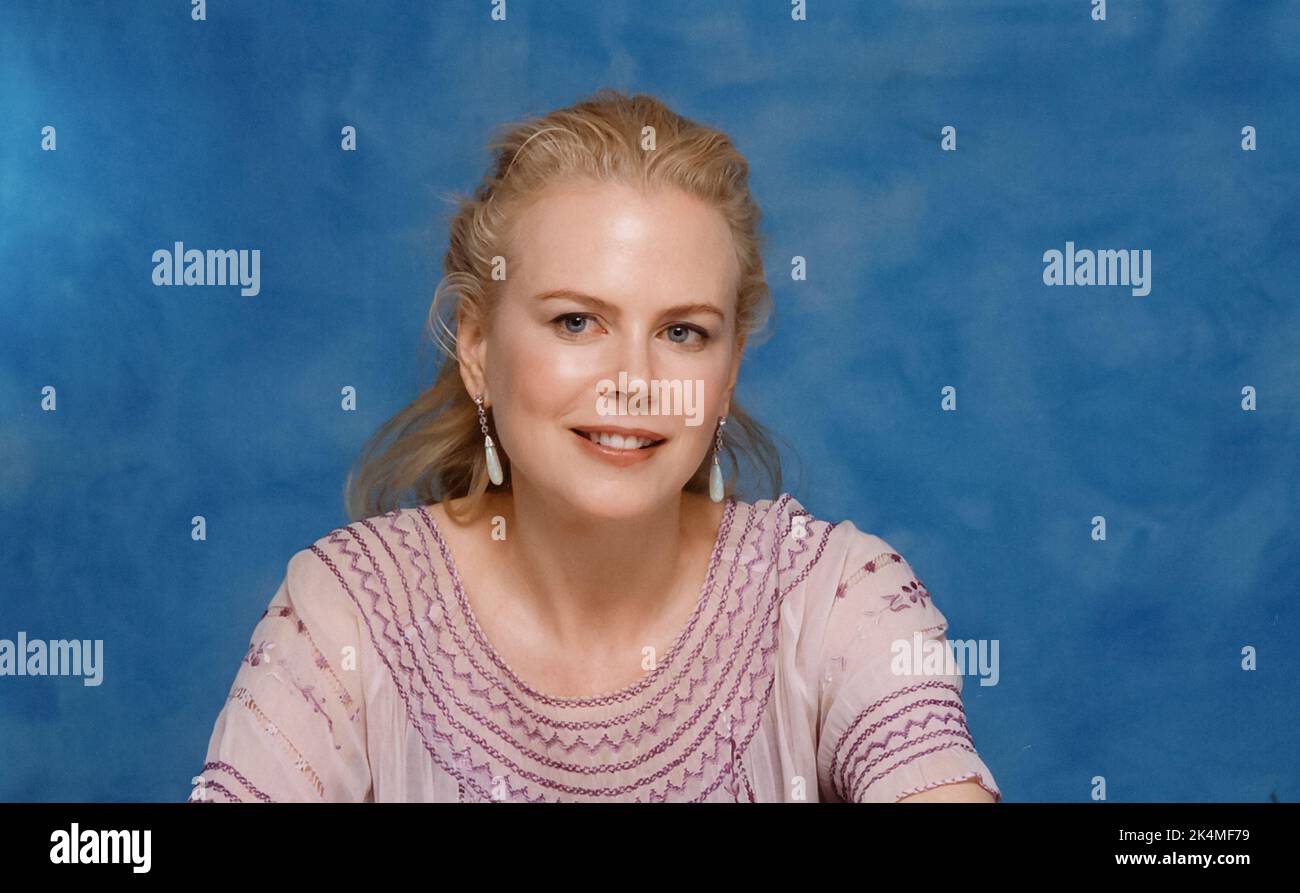 Retro celebrity portraits - Nicole Kidman, circa 2005. For Editorial