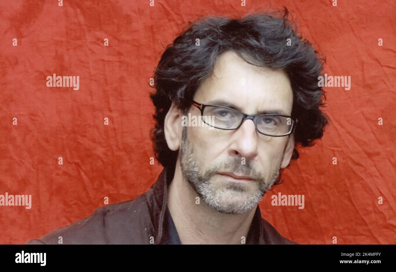 Retro celebrity portraits - Joel Coen, circa 2008. For Editorial Use
