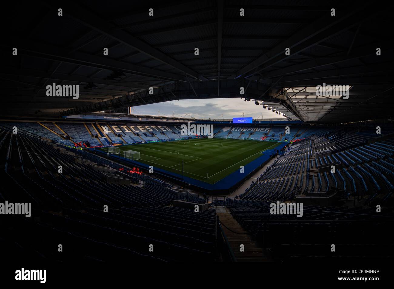 A general view of the King Power stadium before the Premier League