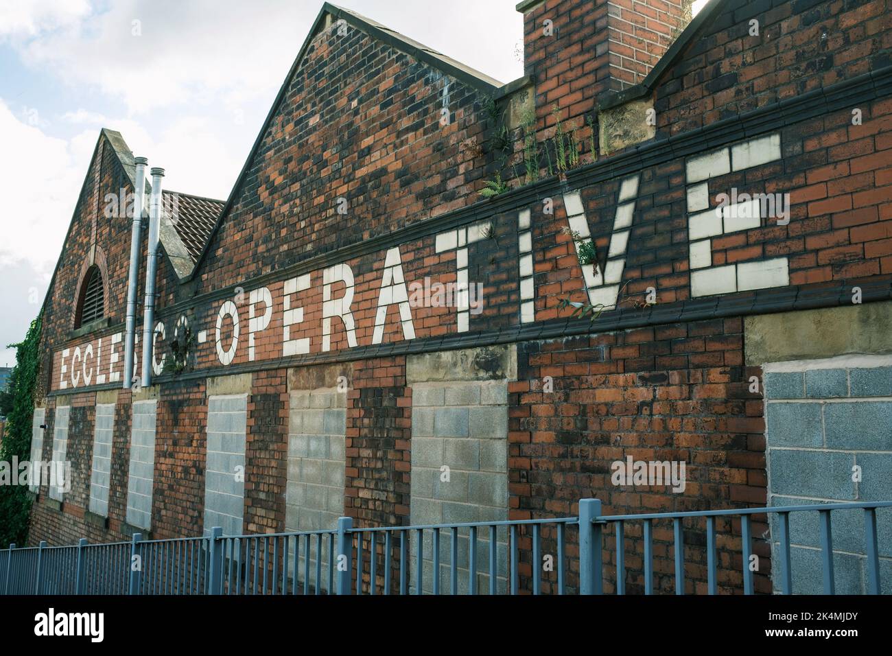 Eccles Manchester UK Oct 2022 cooperative society old warehouse