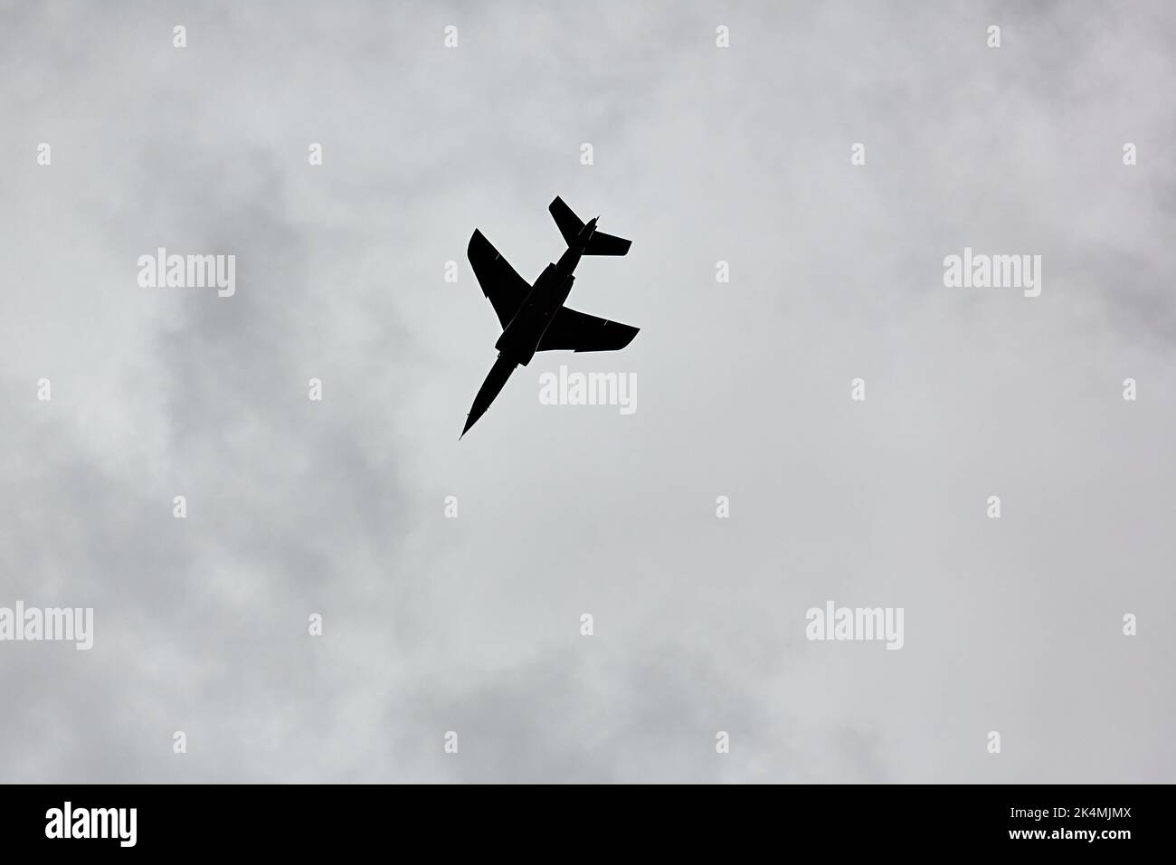Fighter Jet Plane Flying By Stock Photo