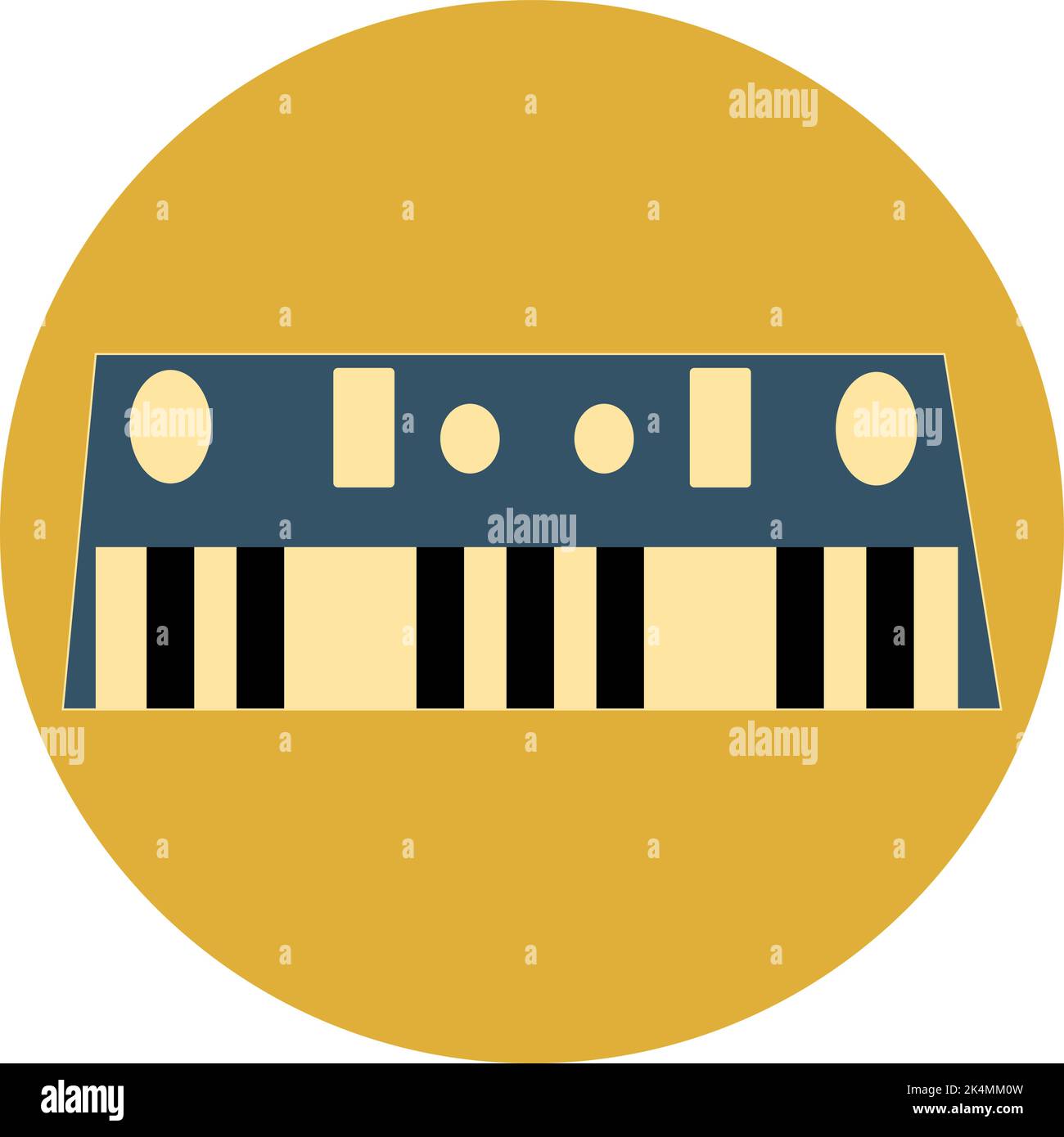 Digital piano illustration hi-res stock photography and images - Alamy