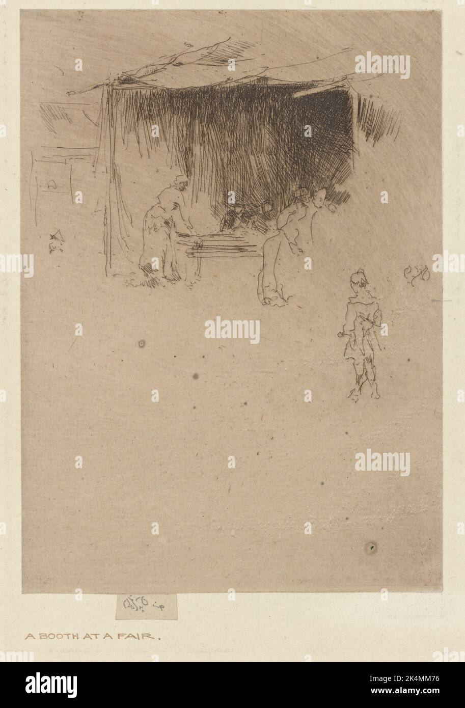 Whistler etching 246. Avery, Samuel Putnam, 1822-1904 (Collector) Whistler, James McNeill (1834-1903) (Artist). Samuel Putnam Avery Collection James Stock Photo