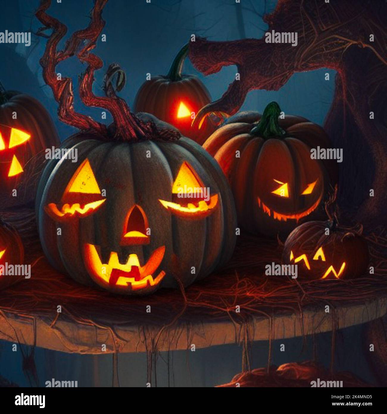 Different artistic designs specific to the Halloween season are based