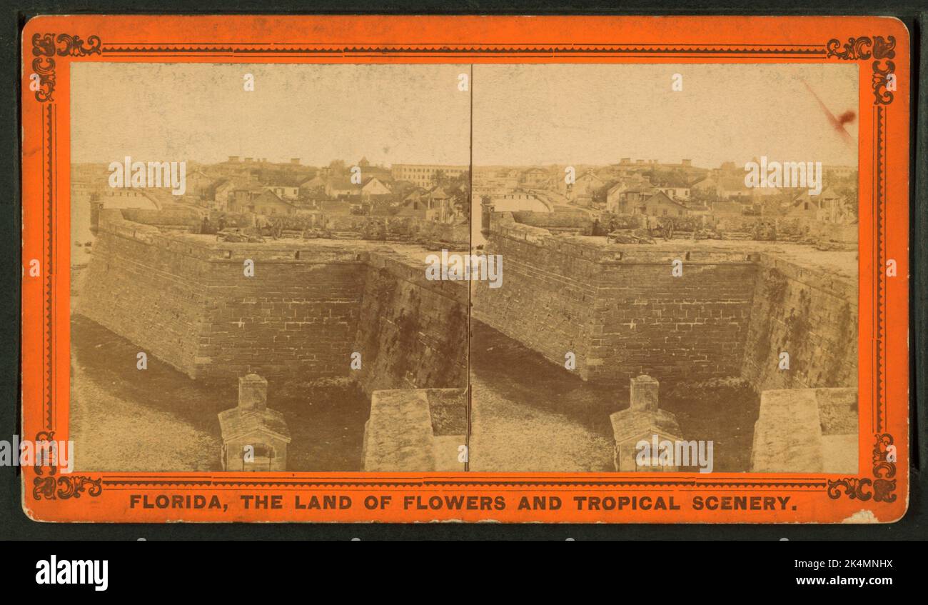 Bird'seye view of St. Augustine, Florida. Additional title Florida