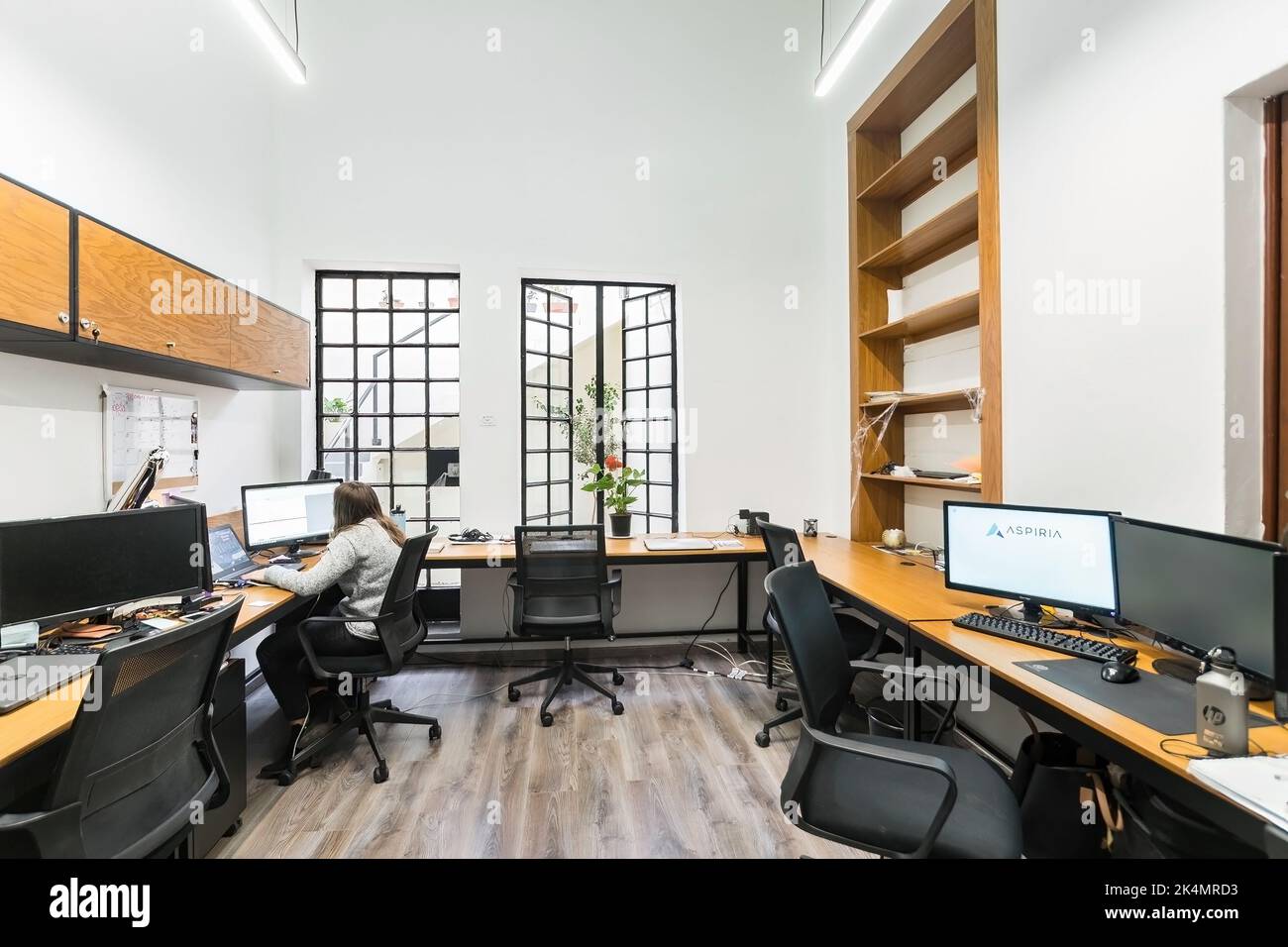 modern designer desk for office, business and creative spaces, with