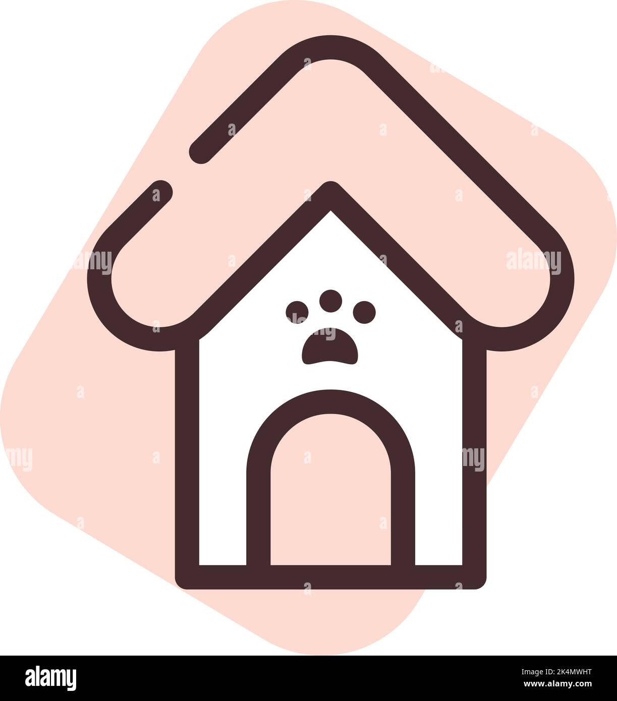 Pet House Illustration Vector On A White Background Stock Vector pet-house-illustration-vector-on-a-white-background-stock-vector