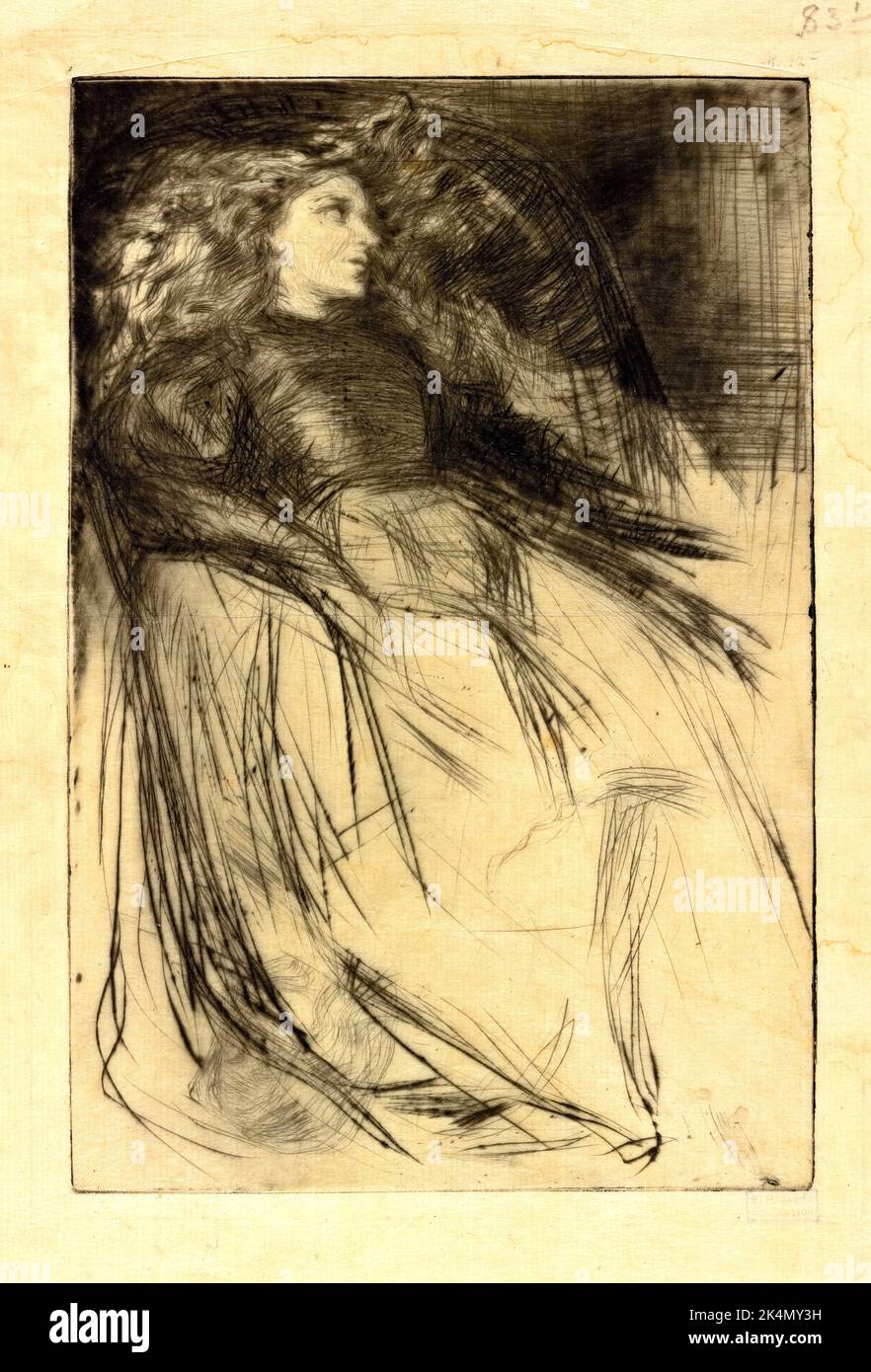 Weary. Avery, Samuel Putnam, 1822-1904 (Collector) Whistler, James McNeill (1834-1903) (Artist). Samuel Putnam Avery Collection James McNeill Stock Photo