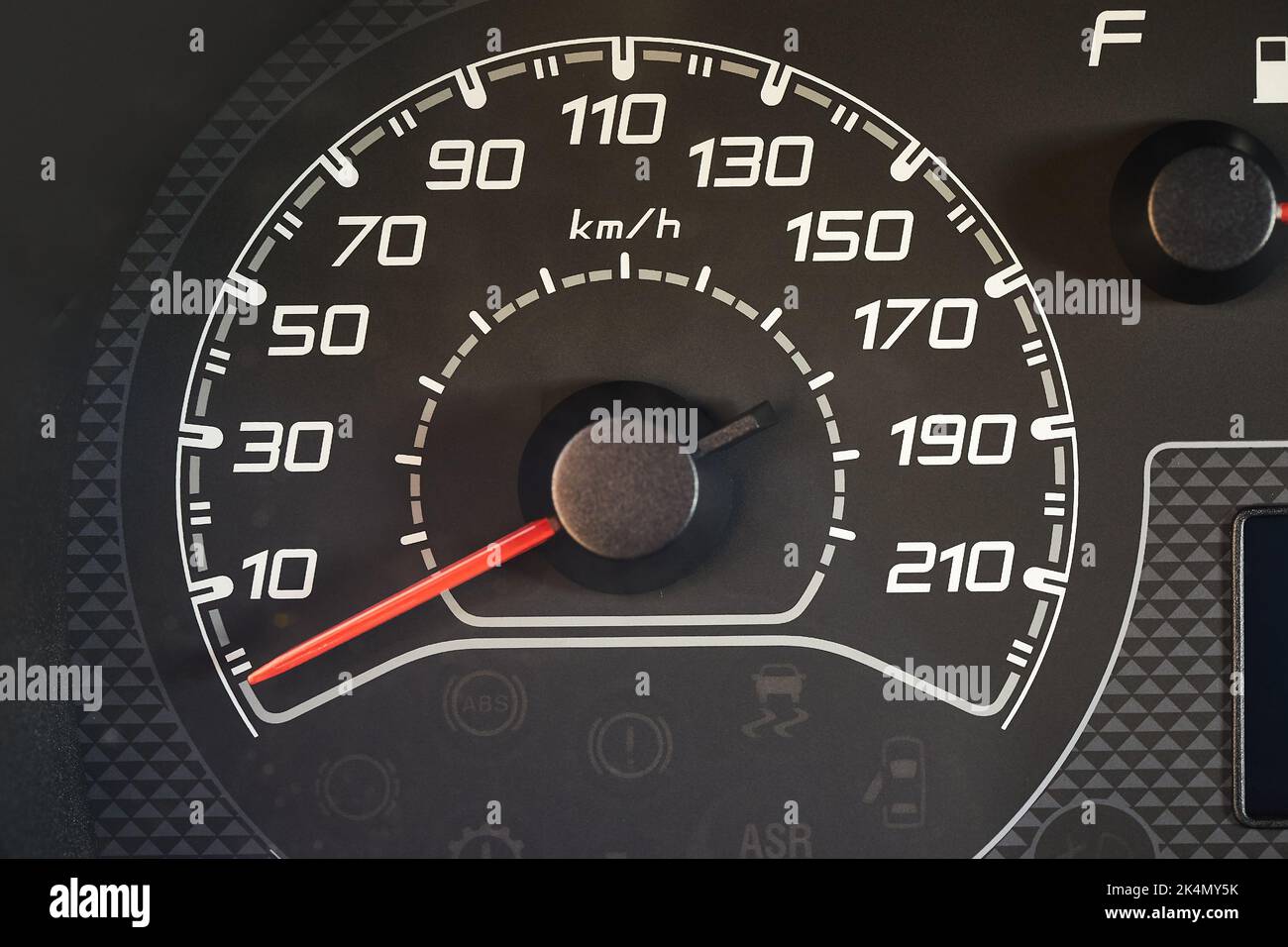 Speedometer of a car Stock Photo