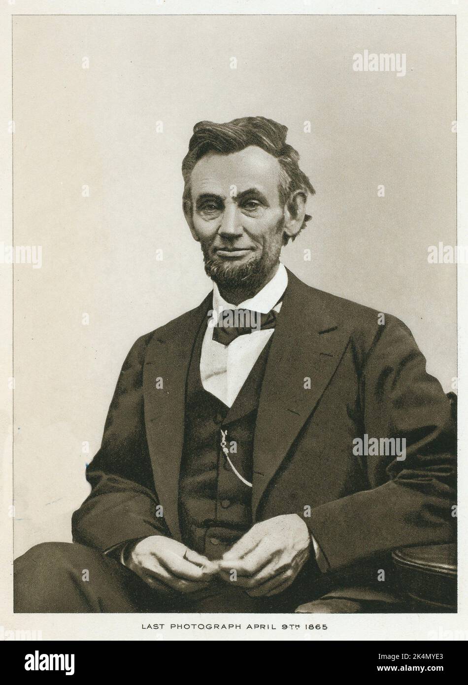 Last photograph of abraham lincoln hi-res stock photography and images ...